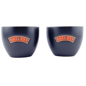 Baileys Irish Cream Cups  2 Baileys Black Ceramic Cup Baileys